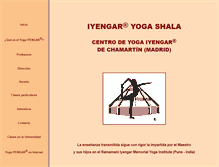 Tablet Screenshot of iyengaryogashala.es